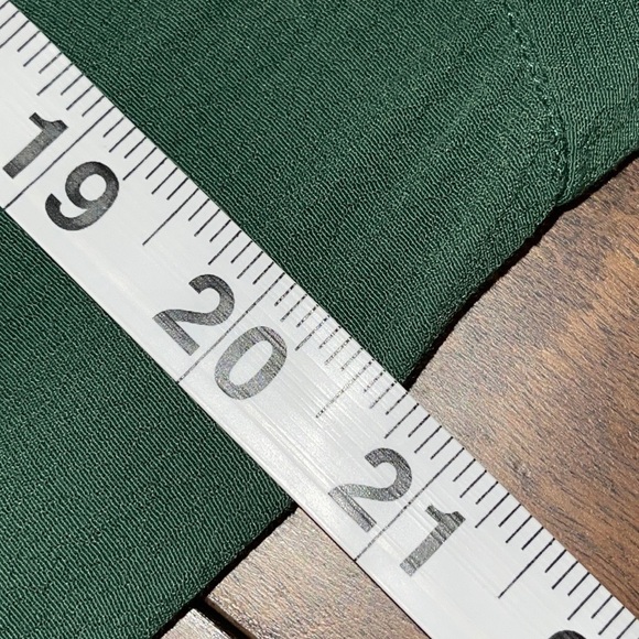 GARNET HILL PINE GREEN AUTUMNAL VISCOSE MIDI DRESS Sz. 10 - Picture 13 of 16